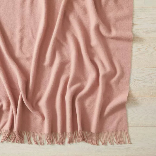 Nevis Throw - Rose