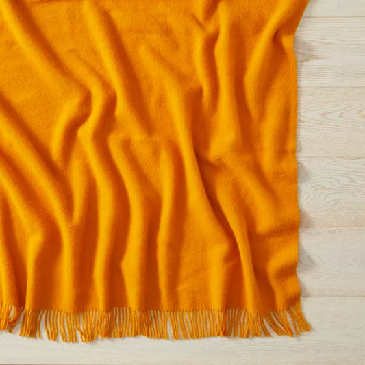 Nevis Throw - Saffron